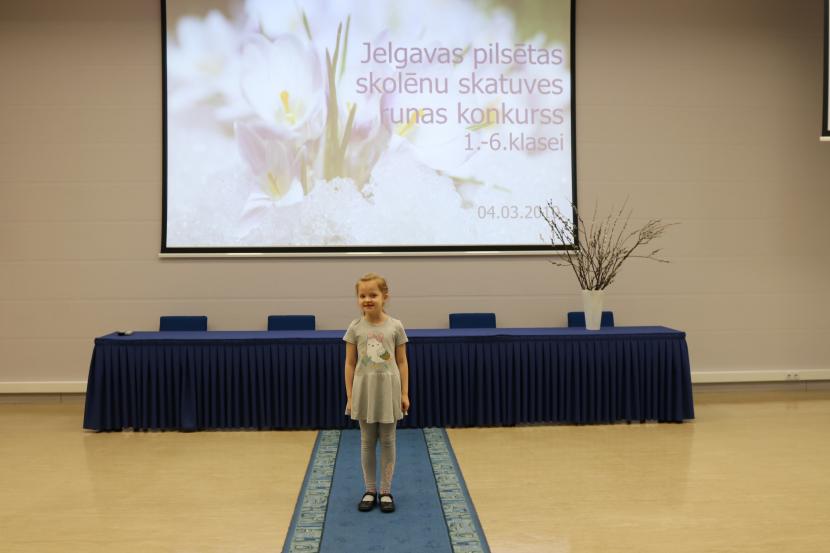 Jelgavas pilsētas skolēnu skatuves runas konkurss 1.-6.kl.