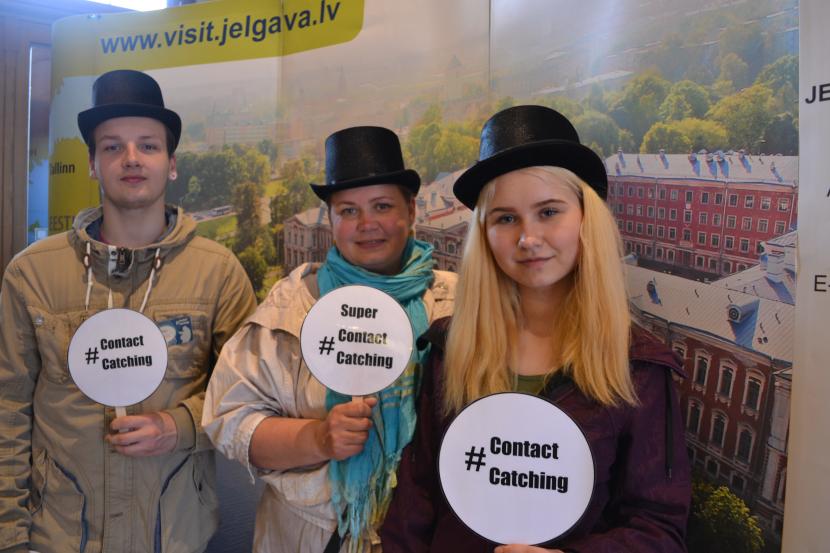 Spēle #ContactCatching 2016. gada tūrisma sezonas atklāšanā Jelgavā 